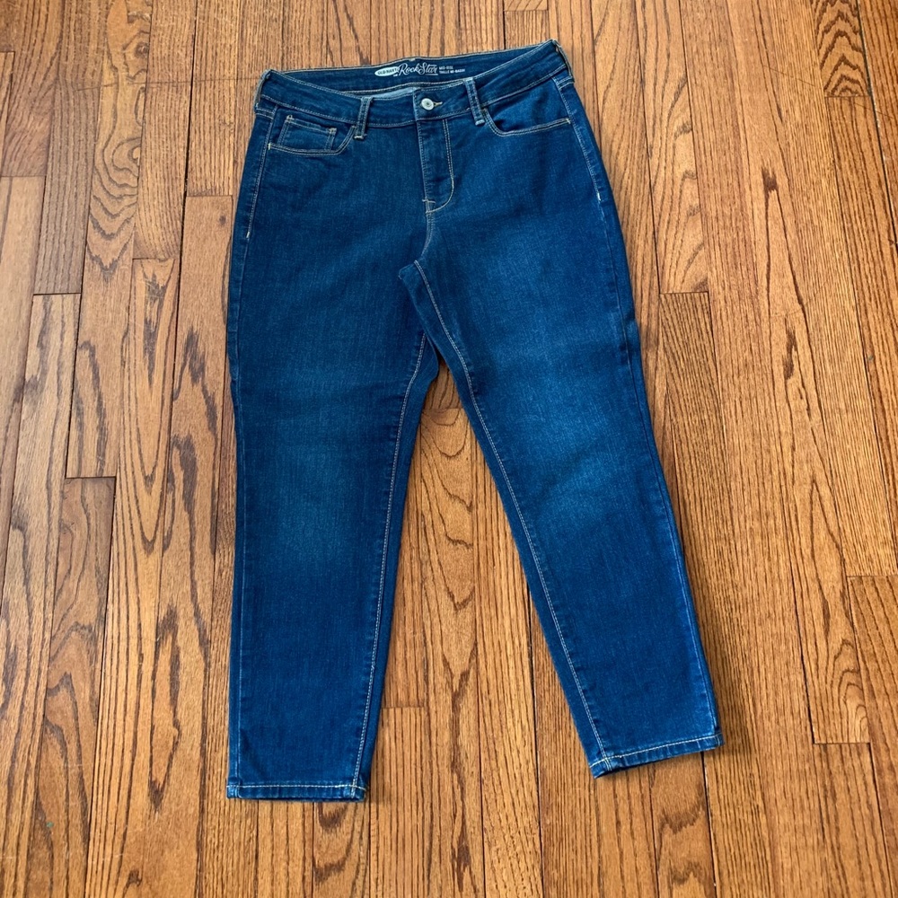 Old Navy Mid-Rise Ankle Rockstar Sz 8